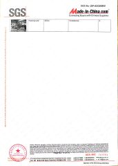 SGS certificate from Chiping Jiabao Decoration Materials Co., Ltd.