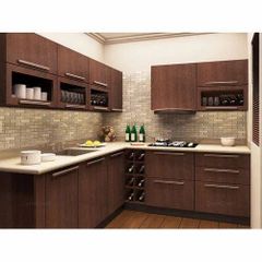 Commercial MDF Modular Kitchen, Service Location : India Material MDF Warranty Yes Service Location/City India 3D Interior Design Available - Image 1