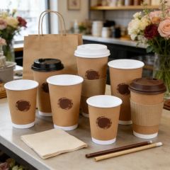 High Quality Custom Colorful Biodegradable Disposable Paper Cup Single Double Wall Paper Coffee Latte Beverage Cup - Image 4