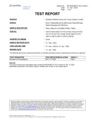 Product Inspection Report certificate from Shanghai Welland Home and Living Company Limited
