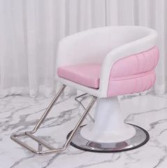 Beauty Barber Chairs Two Handles Chair Barber Shop Color White Condition New Material Metal Folded Unfolded Model NO. - Image 4