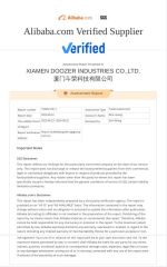 SGS Vertified certificate from Xiamen Doozer Industries Co., Ltd.