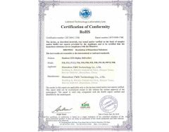ROHS Certificates certificate from Shenzhen FWS Technology Co., Ltd.