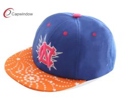 Customizable 3D Embroidery Snapback Cap with Screen Printing - Image 3