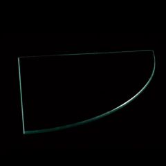 Clear Tempered Glass Corner Shelf - Image 3