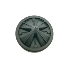 B87n60 04 87mm Rubber Replacement Garbage Disposal Splash Guard with Steel Ring - Image 1