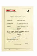 EY22-1 earmuff CE Certificate certificate from Yulong Safety Tools Manufacture Corp., Ltd.