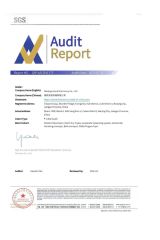 SGS certificate from Nanjing Annai Machinery Co., Ltd.