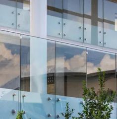 Frameless Glass Fence Design Balcony Railing Glass Fence Trademark Rocky HS Code 70072900 Color Customized Flatness High Class - Image 2