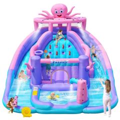 with Slide Jumping Area Interactive Inflatable Bouncers - Image 4