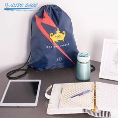Fashionable Large Portable Women Drawstring Backpack Travel Promotional Drawstring Bag - Image 1