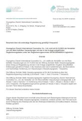 Germany EPR. certificate from Guangzhou Zoemir International Cosmetics Co., Ltd
