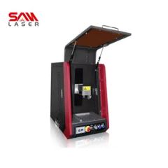 Mopa Jpt Enclosed Fiber Laser Marking Machine Small 3D Engraving Machine for Metal Paper Logo Printing Medical Date Logo Marking - Shanghai San Laser Technology Co., Ltd.