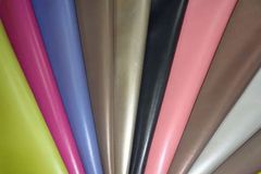 Multicolor Plain Metallic Finished Goat Leather Pattern Plain Selection A/B/C Color Multicolor Thickness 0.6/0.8 or 0.7/0.9 - Image 1