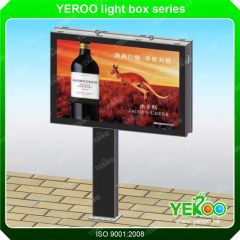 Double Side Advertising Backlit Billboard Steel Structure Size 3X6m Origin China Trademark YEROO Specification 3x4m Model NO. - Image 3