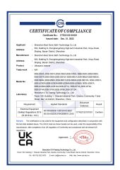 UKCA certificate from Shenzhen Best Sonic Bath Technology Co., Ltd.