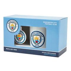 Manchester City Mug and Keyring Set - Image 3