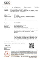 SGS ROHS certificate from Shenzhen Anzhigang Technology Co., Ltd.