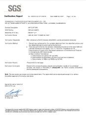 ROHS certificate from GZ Theodoor Tech Co., Ltd.