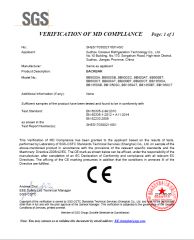 CE of Backbar certificate from Suzhou Coresun Refrigeration Technology Co., Ltd.