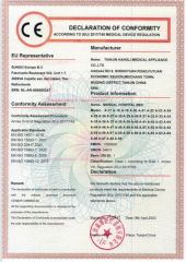 CE(Manual Medical Bed) certificate of TIANJIN KANGLI MEDICAL APPLIANCE CO., LTD – certificate photo, supplier certificates section