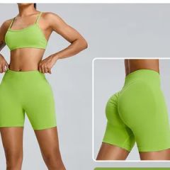 Fashion Spring Summer Color S-XL Size Women Tracksuit Training Sports Bra Athletic Scrunch Pants Body Shape Female Sports Wear - Guangzhou RJ Clothing Co., Ltd.