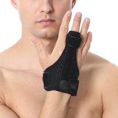 Wrist Wraps Multi-Finger Universal Loops Wrist Support Braces Reversible Compression Support Steel Plate Support - Image 1