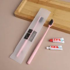 Quality Hotel Supply Toothbrush with Mini Toothpaste Travel Set - Image 4