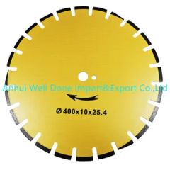Laser Welding Asphalt Saw Blade Origin China Model NO. WD-1401 HS Code 8202390000 Application Concrete Service ODM, OEM, etc. - Image 1