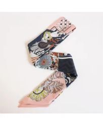 Silk Twill Skinny Silk Twilly Scarf - Image 4