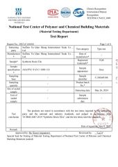 Test Report 2 certificate from Suzhou SuMei New Material Technology Co., Ltd.