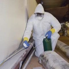 Industrial Protective Disposable Waterproof Asbestos Coverall Hazmat Safety Work Suit - Image 3