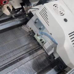 China High-Efficiency Blue Knitting Machine for Raschel Blanket Manufacturing - Image 3