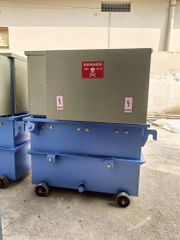 Three Phase ECHOGEN 15 Kva Oil Cooled Servo Stabilizer Phase Three Phase Power Rating 15 Kva Load capacity 20 KVA Stabilizer Bypass - Image 2