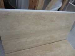Beige Travertine Marble Wood Travertine Color White Origin China Trademark None Thickness 18mm Stone Form Tile Technics - Image 3