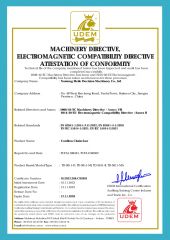 MEILE 6-Inch Electric Chain Saw CE Certification certificate from Nantong Meile Precision Machinery Co., Ltd.