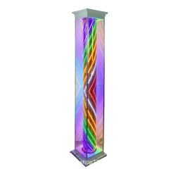 Red Blue White LED Sign Light Custom Height and Color for Salon - Image 5