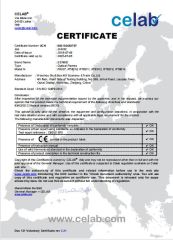 Celab certificate from Sky & Sea Optical MFY Co., Ltd.