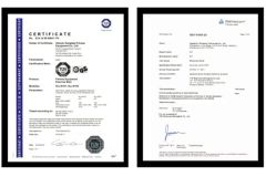 Certificates certificate from Hangzhou Tingjian Sporting Goods Co. Ltd.