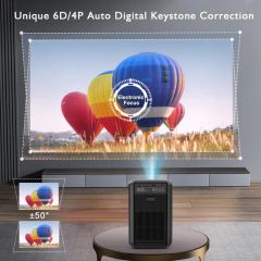 Cre Cr36 Mini 4K LED LCD Portable Full HD Video Cinema Projector - Image 2
