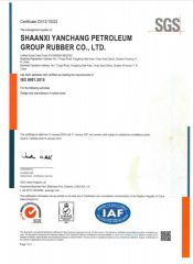 ISO9001 certificate from SHAANXI CARSEEN TYRE CO., LTD.