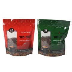 Custom Size Food Pouch Flat Bottom Plastic Stand up Bag with Zipper and Valve for Coffee Beans and Tea Packaging - Image 2