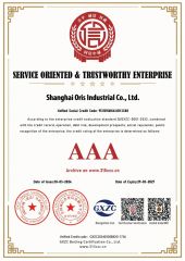 SERVICEORIENTED&TRUSTWORTHYENTERPRISE certificate from Shanghai Oris Industrial Co., Ltd.