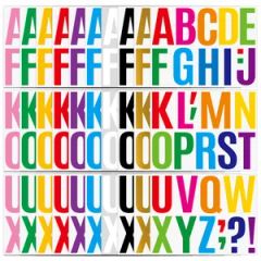 English Letter Stickers Small Size Waterproof Decorative Numeric Letter Ledger Stickers - Image 5