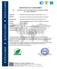 ROHS certificate of hearing aid certificate from Shenzhen Earsmate Science Technology Ltd