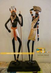 Wrought Iron Figurines Texture Rough Material Recycled Scrap Iron Form Various Shapes And Sizes Design Theme Village Scenes And - Image 1