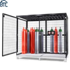 Best Price Customized Safety Steel Mesh Cage Gas Bottle Storage Unit Cages - Image 3