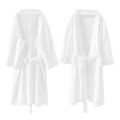 Absorbent and Quick-Drying Disposable Bathrobe and Hair-Drying Cap Set - Image 5