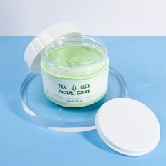 Beauty Cosmetics Skin Care Exfoliating Deep Cleansing Tea Tree Facial Scrub - Image 5