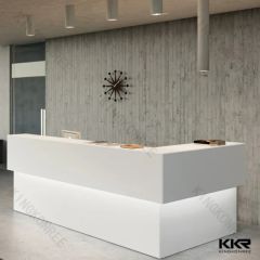 High Quality Bar Counter Office White Reception Desk MOQ 1 PC Color White Shape Square Condition New Trademark KKR Item Bar - Image 6
